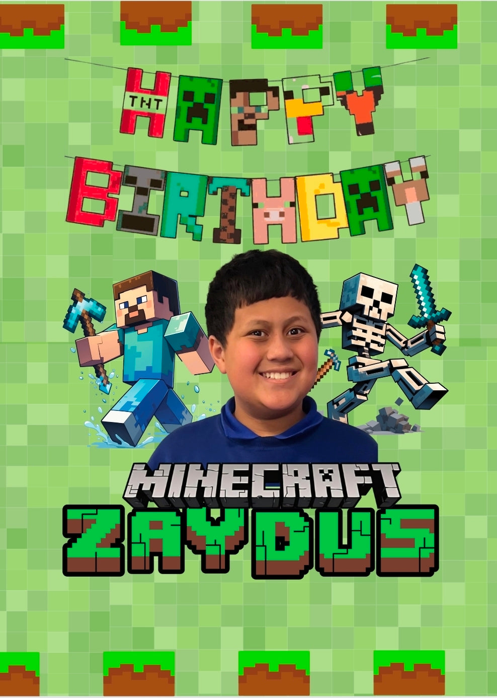Minecraft Customised Party Pack