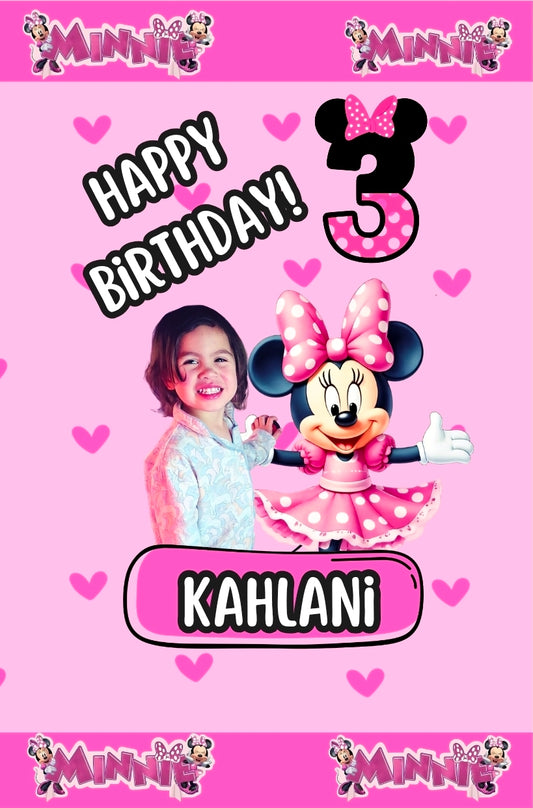 Minnie Mouse Customised Party Pack