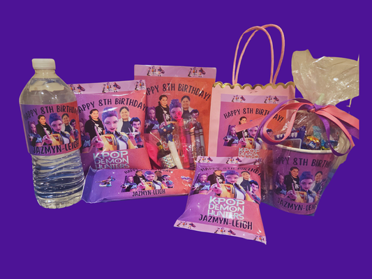 K Pop Demon Hunters Customised Party Pack