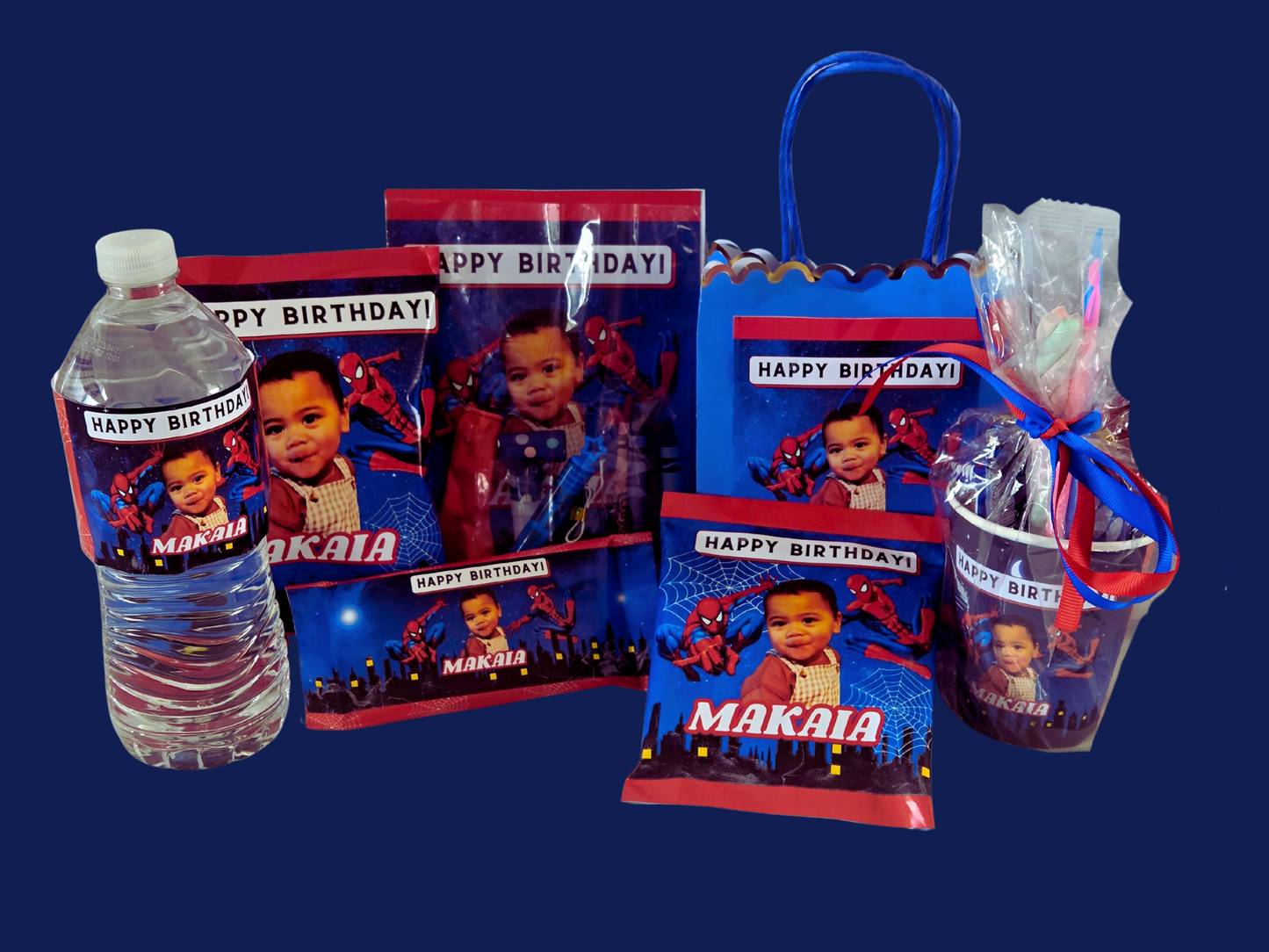 Spiderman Customised Party Pack